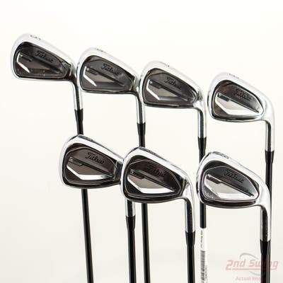 Titleist 2023 T350 Iron Set 5-PW AW Mitsubishi Tensei Red AM2 Graphite Regular Right Handed +1/4"