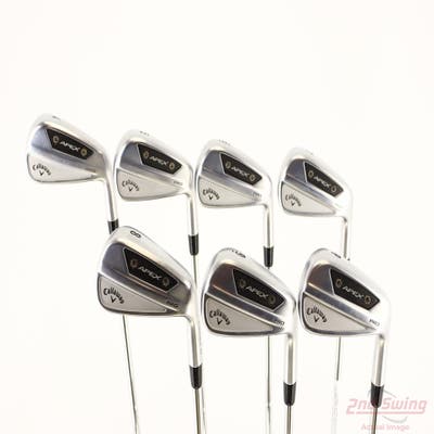Callaway Apex Pro 24 Iron Set 4-PW True Temper Dynamic Gold Mid 115 S300 Steel Stiff Right Handed STD