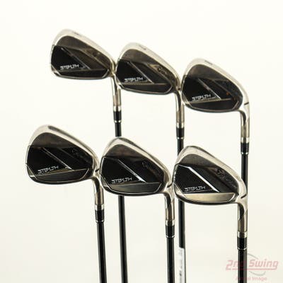 TaylorMade Stealth Iron Set 6-PW AW Mitsubishi MMT 65 Graphite Regular Right Handed +3/4"