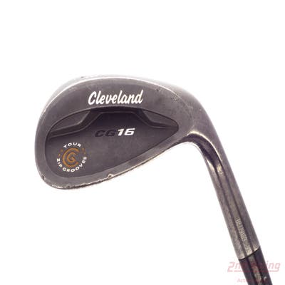 Cleveland CG16 Black Zip Groove Wedge Lob LW 58° 12 Deg Bounce Cleveland Traction Wedge Steel Wedge Flex Right Handed 35.25in