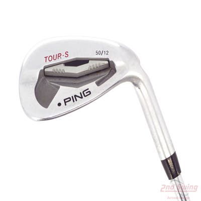 Ping Tour-S Chrome Wedge Gap GW 50° 12 Deg Bounce S Grind FST KBS Tour Steel Stiff Right Handed Black Dot 35.5in