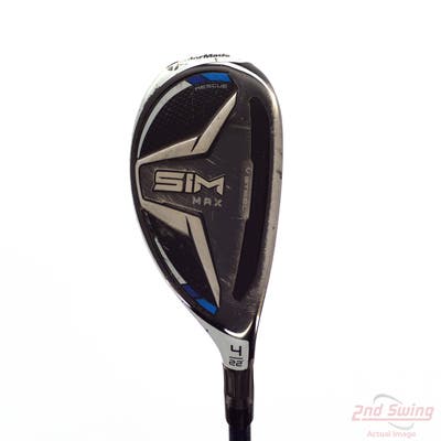 TaylorMade SIM MAX Hybrid 4 Hybrid 22° Fujikura Ventus Blue 5 Graphite Senior 41.0in