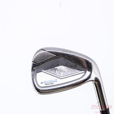 Callaway Paradym Ai Smoke Max Fast Single Iron 8 Iron Mitsubishi Eldio Blue/White 40 Graphite Ladies Right Handed 35.75in