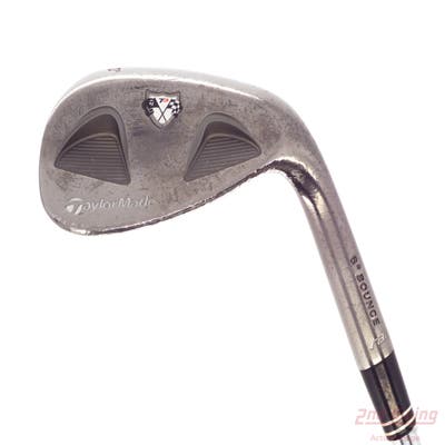 TaylorMade Rac Black TP Wedge Lob LW 60° 6 Deg Bounce Stock Steel Shaft Steel Wedge Flex Right Handed 35.25in