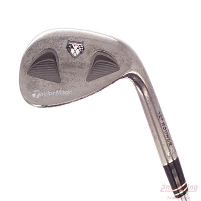 TaylorMade Rac Black TP Wedge Sand SW 56° 12 Deg Bounce Stock Steel Shaft Steel Wedge Flex Right Handed 35.5in