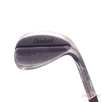 Cleveland RTX 6 ZipCore Black Satin Wedge Lob LW 60° 10 Deg Bounce Mid True Temper Dynamic Gold Spinner Tour Issue Steel Wedge Flex Right Handed 35.25in