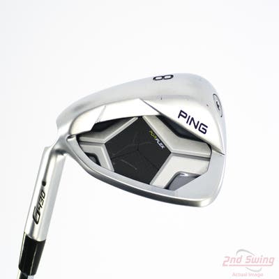 Ping G430 Single Iron 8 Iron Stock Steel Shaft Steel X-Stiff Left Handed Black Dot 36.75in