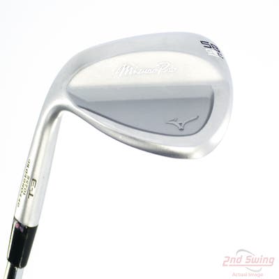 Mizuno Pro T-3 Soft White Satin Wedge Lob LW 58° 8 Deg Bounce C Grind FST KBS Hi-Rev 2.0 115 Steel Wedge Flex Left Handed 35.5in