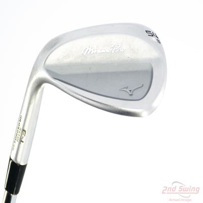 Mizuno Pro T-3 Soft White Satin Wedge Sand SW 54° 12 Deg Bounce S Grind FST KBS Hi-Rev 2.0 115 Steel Wedge Flex Left Handed 35.5in