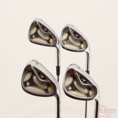 TaylorMade R7 TP Iron Set 7-PW Stock Steel Shaft Steel Stiff Right Handed +1/4"