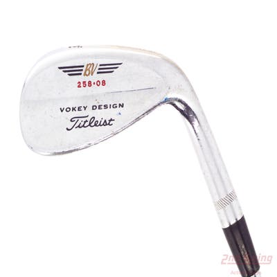 Titleist Vokey Chrome 200 Wedge Lob LW 58° 8 Deg Bounce Stock Steel Shaft Steel Wedge Flex Right Handed 35.5in