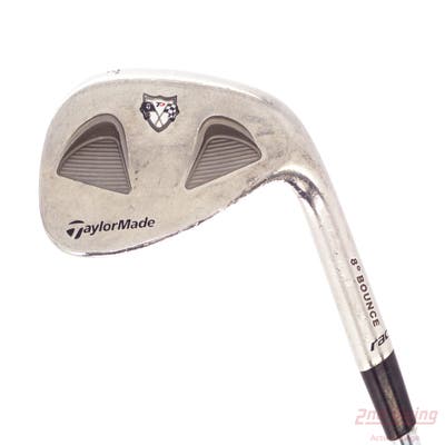 TaylorMade Rac Chrome Wedge Gap GW 52° 8 Deg Bounce Rifle 6.0 Steel Stiff Right Handed 35.5in