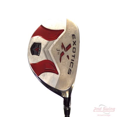 Tour Edge Exotics XCG-V Fairway Wood 3 Wood 3W 15° Aldila VooDoo SVS7 Graphite Stiff Right Handed 43.0in