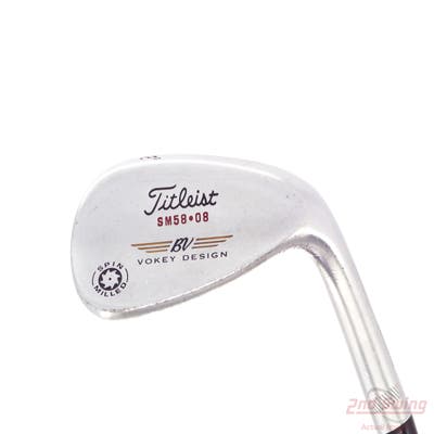 Titleist Vokey Tour Chrome Wedge Lob LW 58° 8 Deg Bounce True Temper Dynamic Gold Steel Wedge Flex Right Handed 35.0in