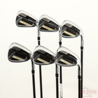 TaylorMade M Gloire Iron Set 6-PW AW Fujikura Speeder Evolution 47 Graphite Regular Right Handed -1/4"