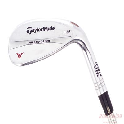 TaylorMade Milled Grind Satin Chrome Wedge Lob LW 60° 9 Deg Bounce LB FST KBS Tour C-Taper Lite 110 Steel Stiff Right Handed 35.0in