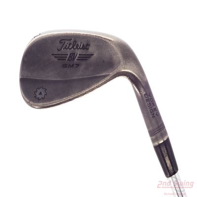 Titleist Vokey SM7 Jet Black Wedge Gap GW 52° 8 Deg Bounce F Grind Stock Steel Shaft Steel Wedge Flex Right Handed 35.75in