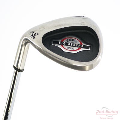 Callaway 2002 Big Bertha Wedge Lob LW 58° Callaway Big Bertha Steel Steel Uniflex Left Handed 35.25in