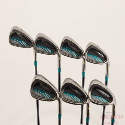 Ping 2015 Rhapsody Iron Set 5-PW GW Ping TFC 80i Graphite Senior Right Handed Yellow Dot +3/4"