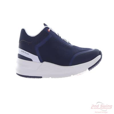 New Mens Golf Shoe Peter Millar Camberfly 10 Blue/White MSRP $195 MA23EF30