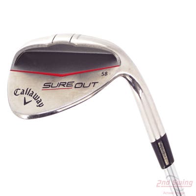 Callaway Sure Out Wedge Lob LW 58° FST KBS Wedge Steel Wedge Flex Right Handed 35.0in