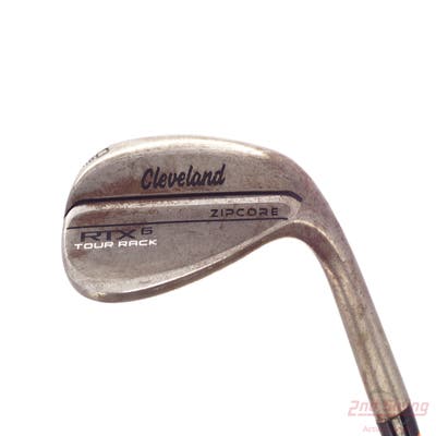 Cleveland RTX 6 ZipCore Tour Rack Raw Wedge Lob LW 60° 10 Deg Bounce Mid True Temper Dynamic Gold Spinner Tour Issue Steel Wedge Flex Right Handed 34.75in