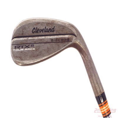 Cleveland RTX 6 ZipCore Tour Rack Raw Wedge Sand SW 54° 12 Deg Bounce Full True Temper Dynamic Gold Spinner Tour Issue Steel Wedge Flex Right Handed 34.75in