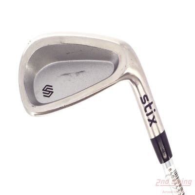 Stix Golf Silver Single Iron Pitching Wedge PW Stock Steel Shaft Steel Stiff Right Handed 35.0in