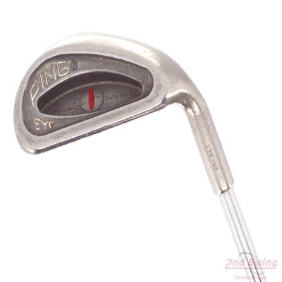 Ping Eye Single Iron Pitching Wedge PW Stock Steel Shaft Steel Wedge Flex Right Handed Red dot 36.0in