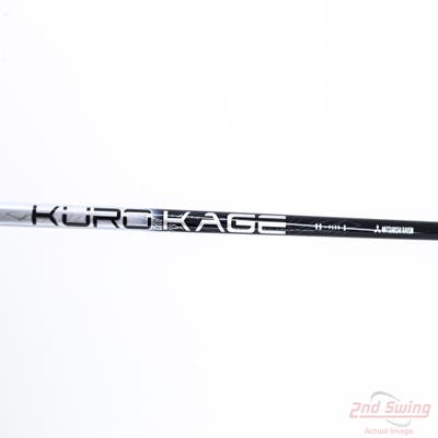 Used W/ TaylorMade RH Adapter Mitsubishi Golf Kuro Kage Silver Dual Core TiNi 60 Driver Shaft X-Stiff 44.5in