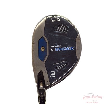 Callaway Paradym Ai Smoke Max Fairway Wood 3 Wood 3W 15° Mitsubishi Kai'li Blue 60 Graphite Stiff Left Handed 43.5in