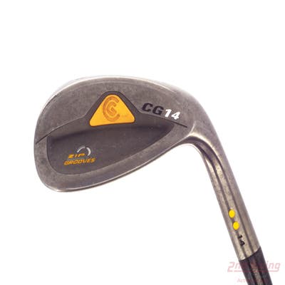 Cleveland CG14 Gunmetal Wedge Sand SW 56° 14 Deg Bounce Cleveland Traction Wedge Steel Wedge Flex Right Handed 35.5in