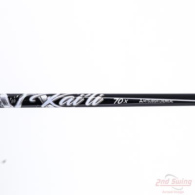 Used W/ TaylorMade RH Adapter Mitsubishi Golf Kai'li White 70 Driver Shaft X-Stiff 44.0in