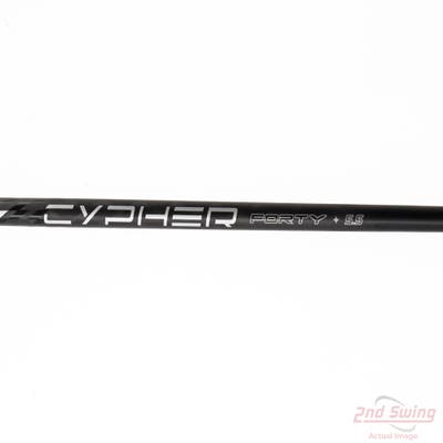 Used W/ Tour Edge RH Adapter Project X Cypher 2.0 40 Driver Shaft Regular 44.75in