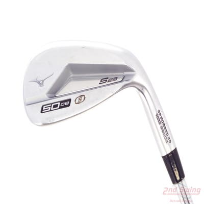 Mizuno S23 Satin Chrome Wedge Gap GW 50° 8 Deg Bounce S Grind FST KBS Hi-Rev 2.0 115 Steel Wedge Flex Right Handed 35.25in