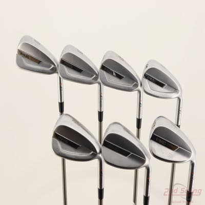 Ping G700 Iron Set 5-PW GW Aerotech SteelFiber i95 Graphite Regular Right Handed Orange Dot +1/4"