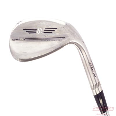 Titleist Vokey SM9 Raw Wedge Lob LW 60° 12 Deg Bounce D Grind FST KBS Tour FLT Steel Wedge Flex Right Handed 35.0in