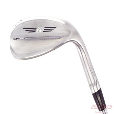 Mint Titleist Vokey SM9 Tour Chrome Wedge Lob LW 60° 12 Deg Bounce D Grind FST KBS Tour FLT Steel Wedge Flex Right Handed 35.0in