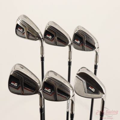 TaylorMade M6 Iron Set 6-PW AW Fujikura ATMOS 6 Orange Graphite Regular Right Handed -1/2"