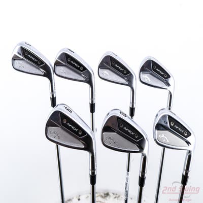 Callaway Apex CB 24 Iron Set 5-PW AW True Temper Dynamic Gold 105 Steel Stiff Right Handed STD