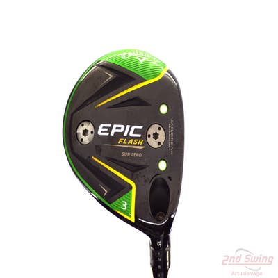 Callaway EPIC Flash Sub Zero Fairway Wood 3 Wood 3W 15° Project X HZRDUS Smoke Black 60 Graphite Stiff Right Handed 42.5in