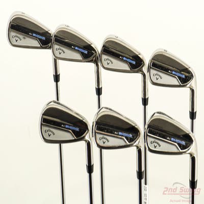 Callaway Paradym Ai Smoke Iron Set 5-PW AW True Temper Elevate MPH 95 Steel Stiff Right Handed -1/4"
