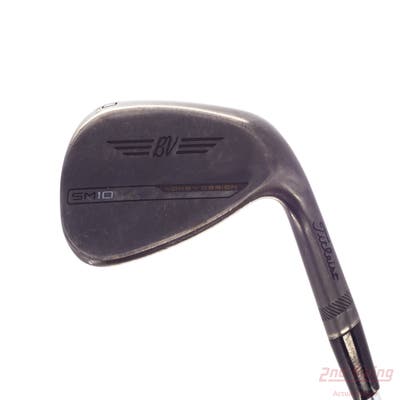 Titleist Vokey SM10 Jet Black Wedge Gap GW 50° 8 Deg Bounce F Grind True Temper AMT Tour White Steel Stiff Right Handed 35.5in