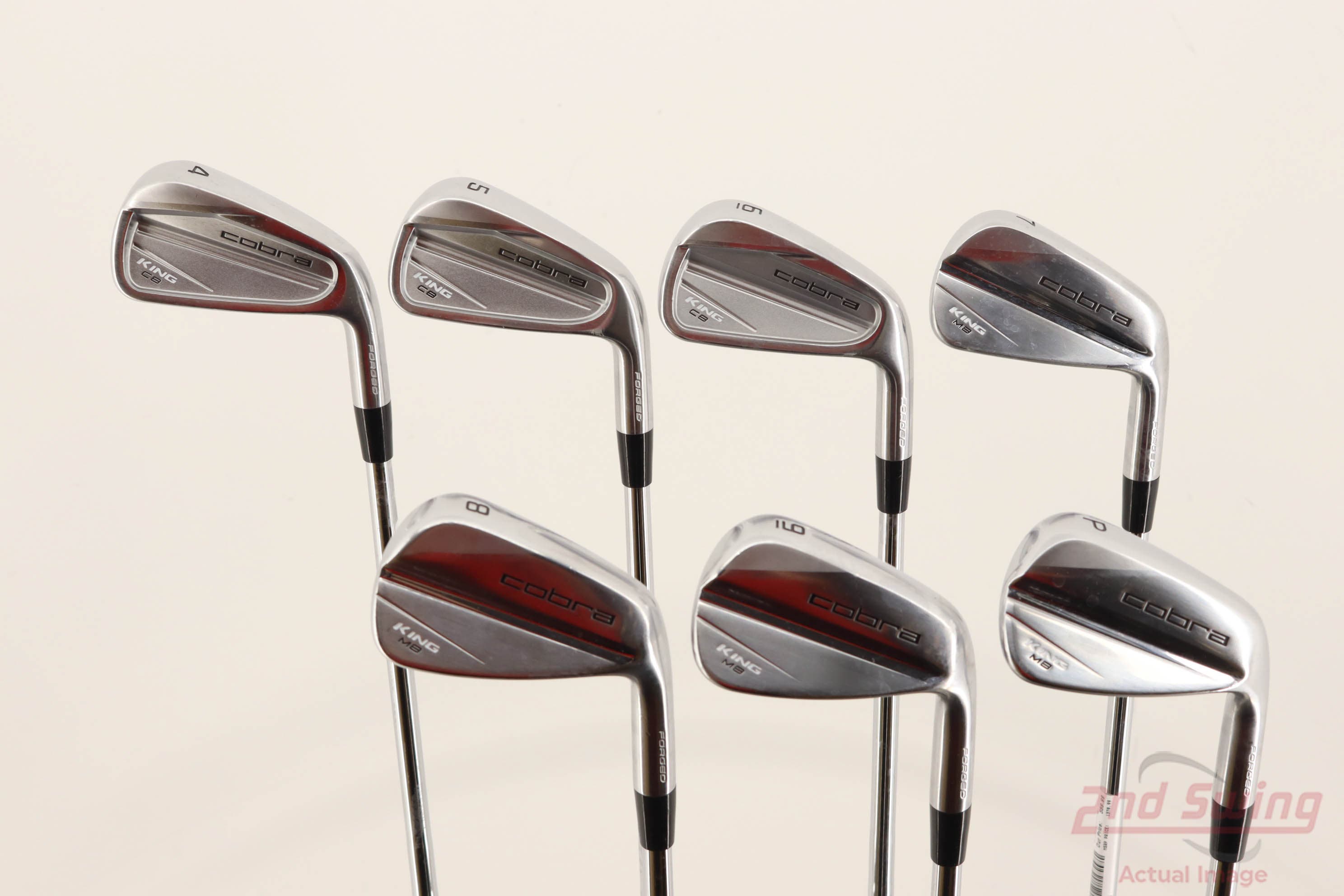 Cobra 2023 KING Forged CB/MB Iron Set (D-T2546279350) | 2nd Swing Golf