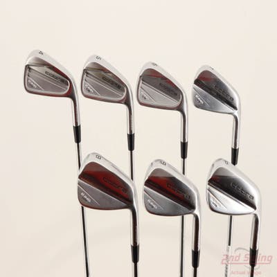Cobra 2023 KING Forged CB/MB Iron Set 4-PW FST KBS Tour $-Taper Steel Stiff Right Handed -1/4"