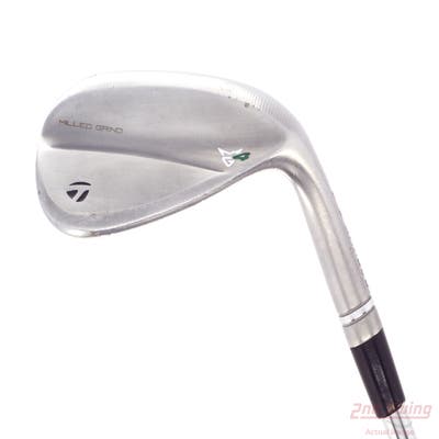 TaylorMade Milled Grind 4 Chrome Wedge Lob LW 60° 10 Deg Bounce SB True Temper Dynamic Gold Tour Issue 115 Steel Wedge Flex Right Handed 34.75in