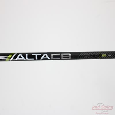 Used W/ Ping RH Adapter Ping ALTA CB 65 Black 65g Fairway Shaft Senior 40.0in