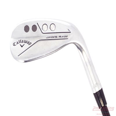Callaway Jaws Raw Chrome Wedge Lob LW 58° 10 Deg Bounce S Grind Mitsubishi MMT 95 Graphite Stiff Right Handed 35.25in