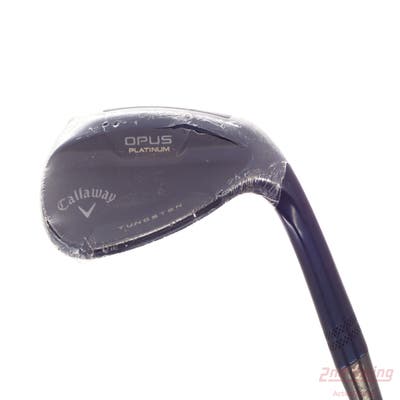 Mint Callaway Opus Platinum Blue Wedge Lob LW 60° 8 Deg Bounce Z Grind Dynamic Gold Mid 115 Gunmetal Steel Wedge Flex Right Handed 35.0in