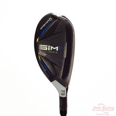TaylorMade SIM2 MAX Rescue Hybrid 4 Hybrid 22° Mitsubishi Bassara E-Series 55 Graphite Senior Right Handed 40.0in